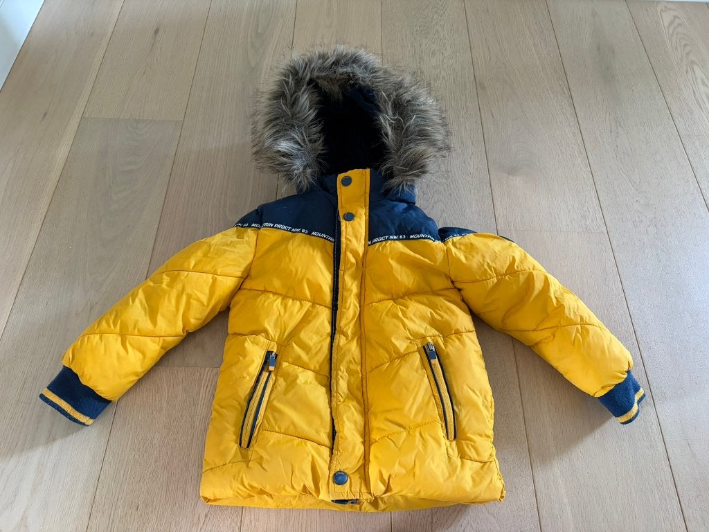 Winterjas C&A maat 116, Kinderen en Baby's, Kinderkleding | Maat 116, C&A, Ophalen of Verzenden, Zo goed als nieuw, Jongen