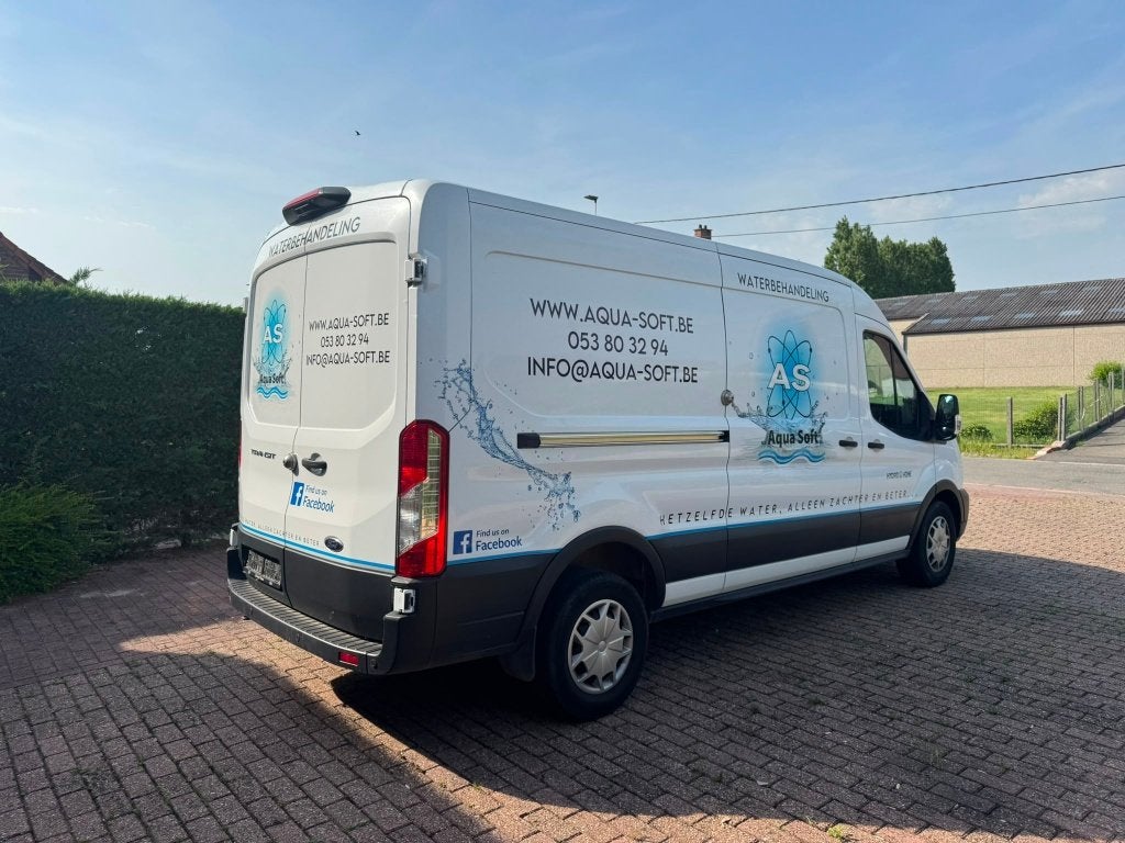 Ford Transit Custom 2.0 EcoBlue, Auto's, Euro 6, Wit, Diesel, Particulier