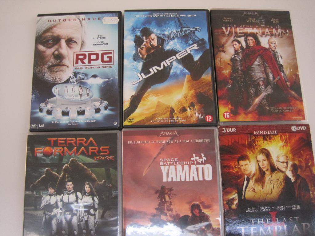 verschillende DVDs te koop, Cd's en Dvd's, Vanaf 16 jaar, Overige typen, Overige soorten, Ophalen of Verzenden