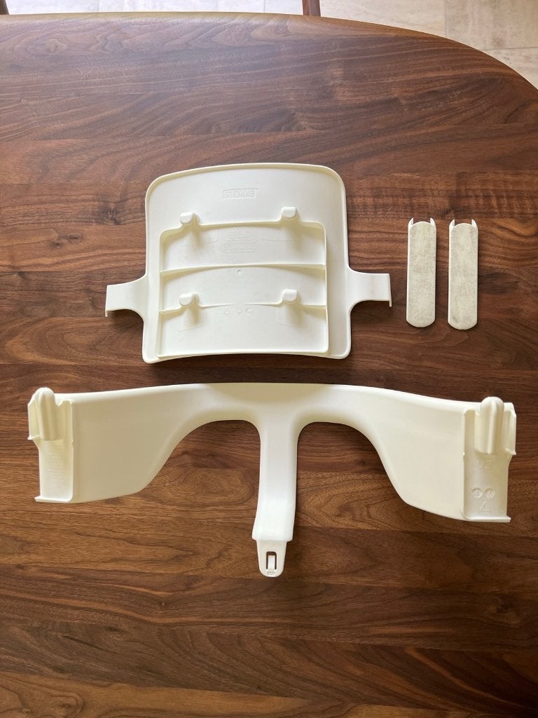 Stokke Tripp Trapp Baby Set - Wit / Off-white (V3), Ophalen, Zo goed als nieuw, Overige typen, Stoelverkleiner