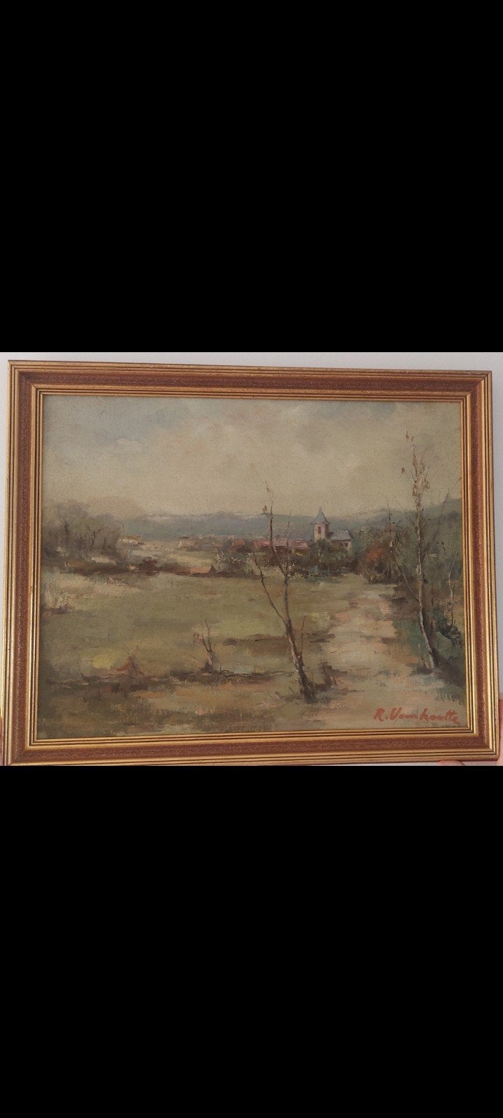 schilderij remi vanhoutte, Ophalen