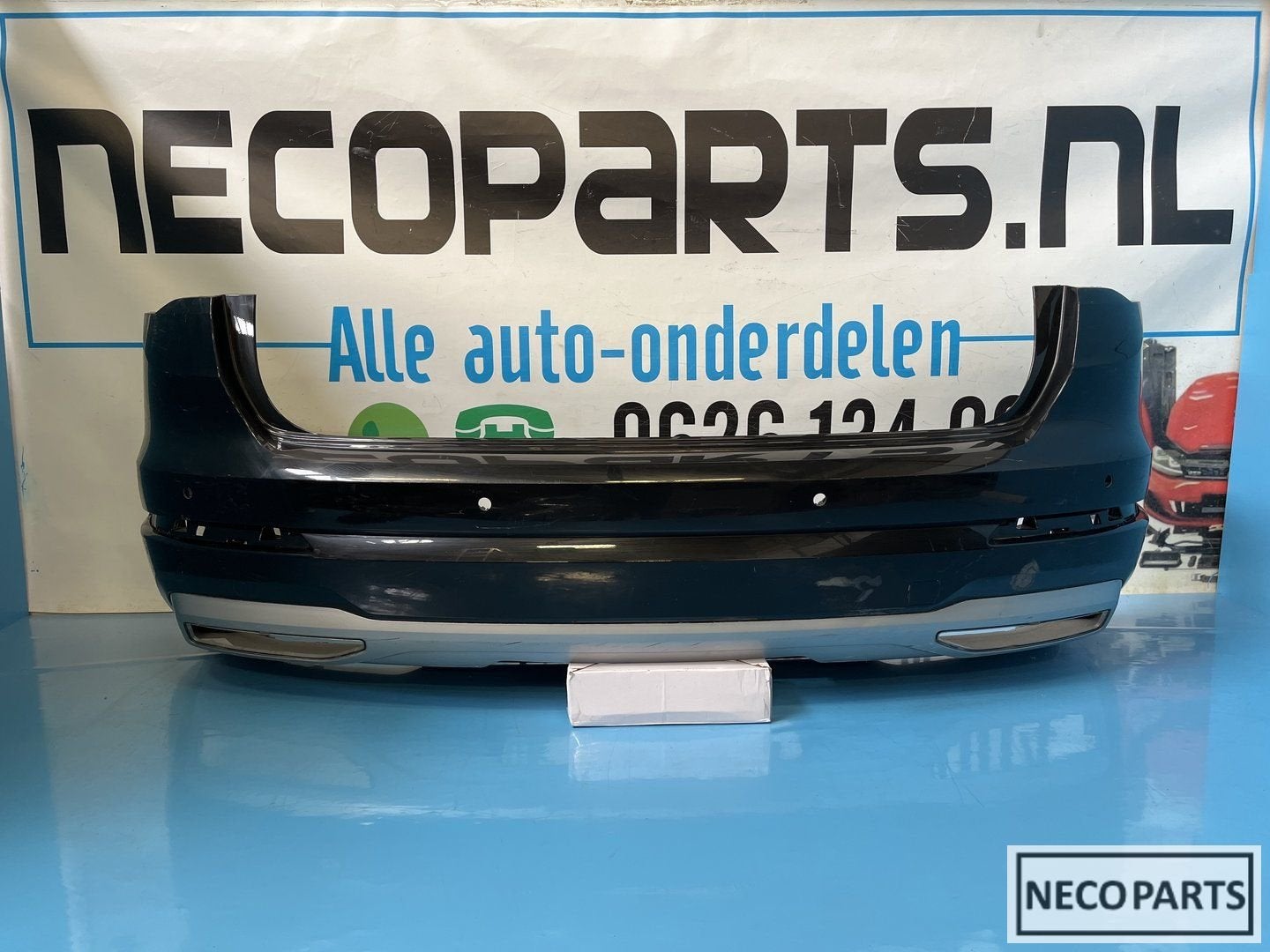 AUDI Q3 S LINE SPORTBACK ACHTERBUMPER BUMPER ORIGINEEL, Gebruikt, -, -, Spatbord