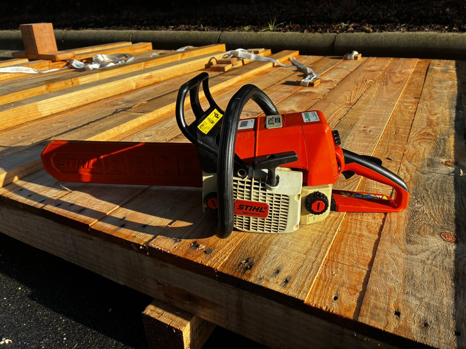 Stihl ms 025, Doe-het-zelf en Bouw, Ophalen, Zo goed als nieuw