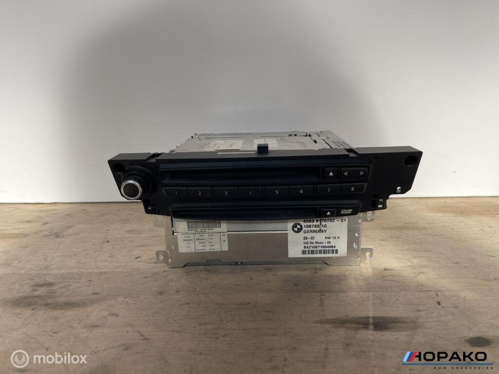 Radio BMW 5 / 6 serie E60 E61 E63 E64 | 65839170702, Gebruikt, Einsteinlaan 5 rijswijk, Bmw, Ophalen of Verzenden