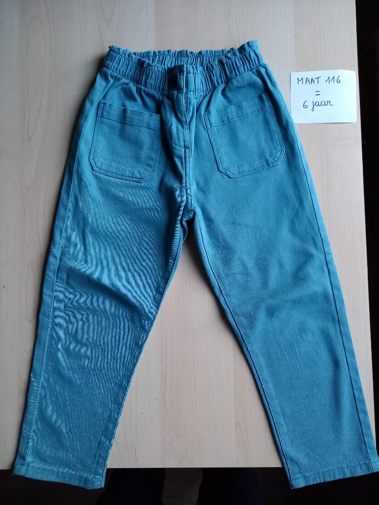Nieuwstaat pakket broeken maat 116 meisje, Broek, Meisje, Ophalen of Verzenden, Zo goed als nieuw