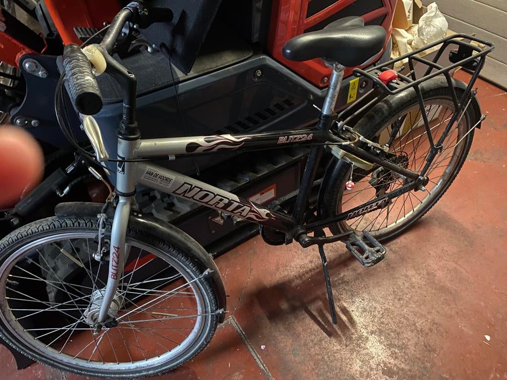 Norta kinderfiets, Ophalen, Gebruikt