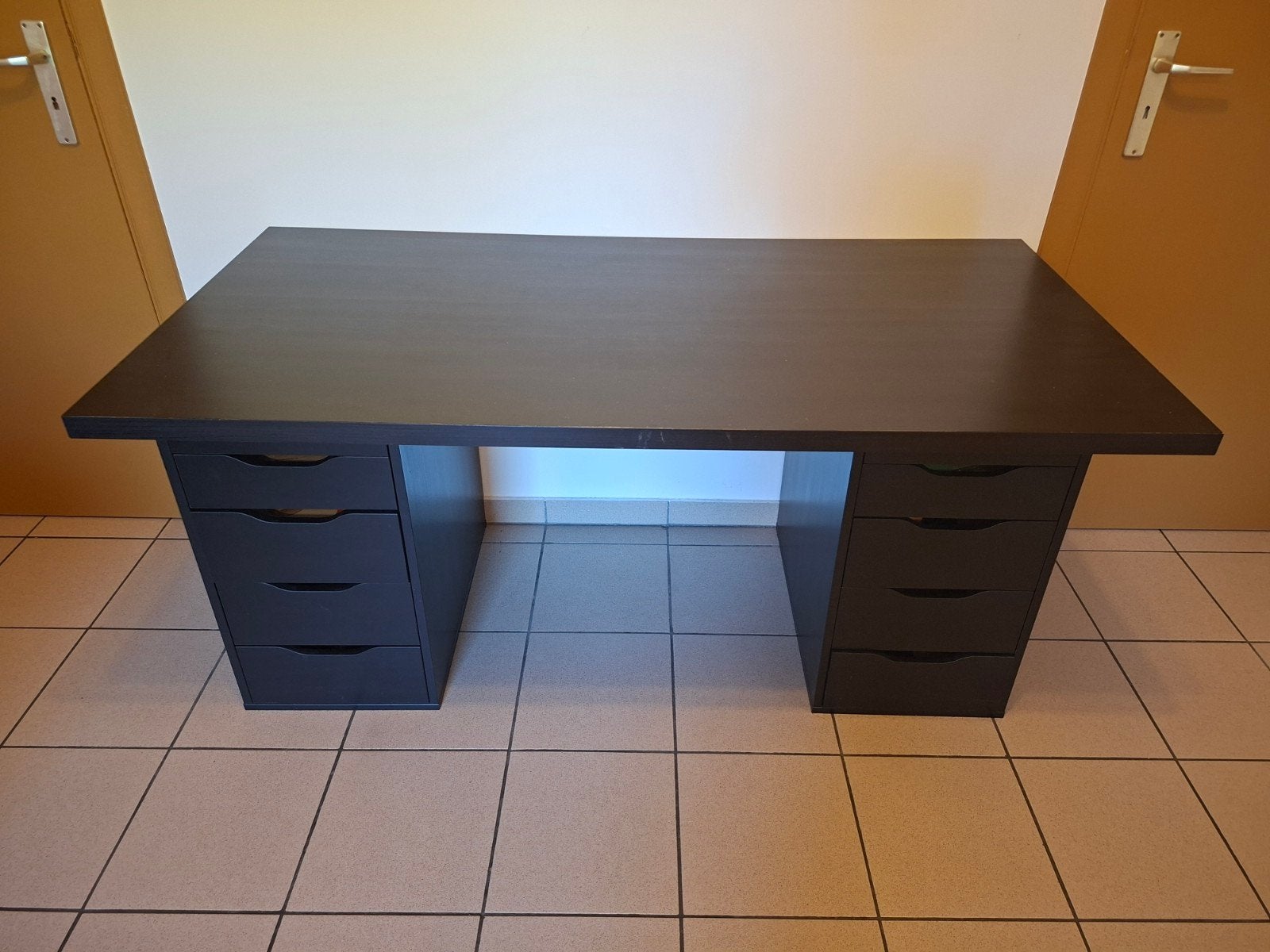Bureau, Huis en Inrichting, Ophalen, Gebruikt, 150 cm, Hout