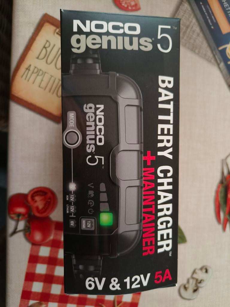 5-amp acculader, Auto-onderdelen, Ophalen of Verzenden, Nieuw