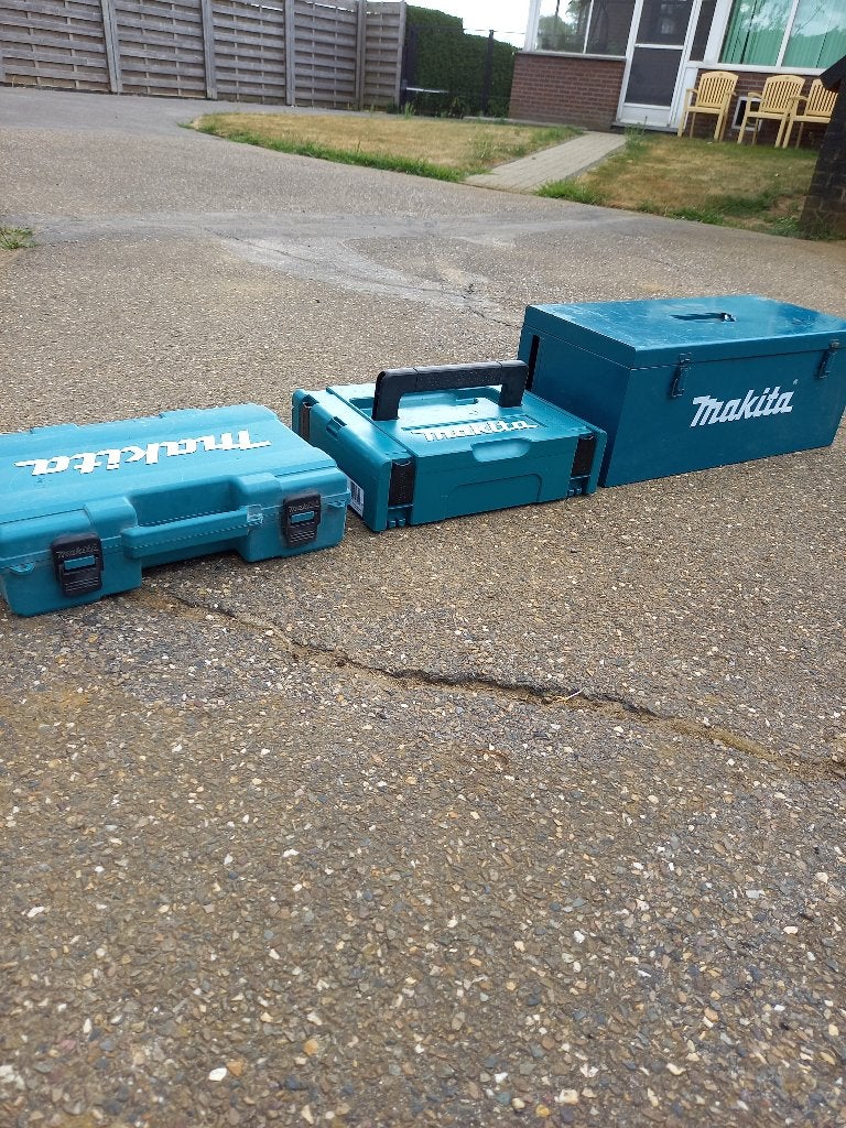makita koffers, Mbox en andere, Ophalen, Makita