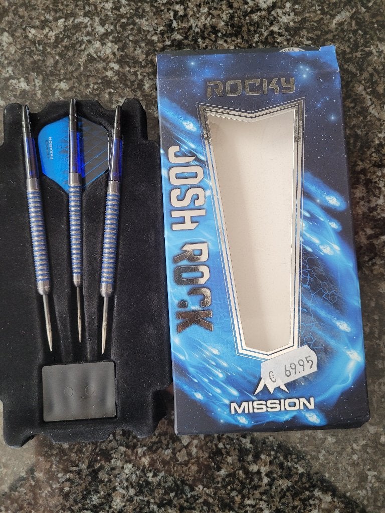 Darts Josh Rock 22 gram, Sport en Fitness, Darts, Ophalen of Verzenden, Zo goed als nieuw, Pijlen