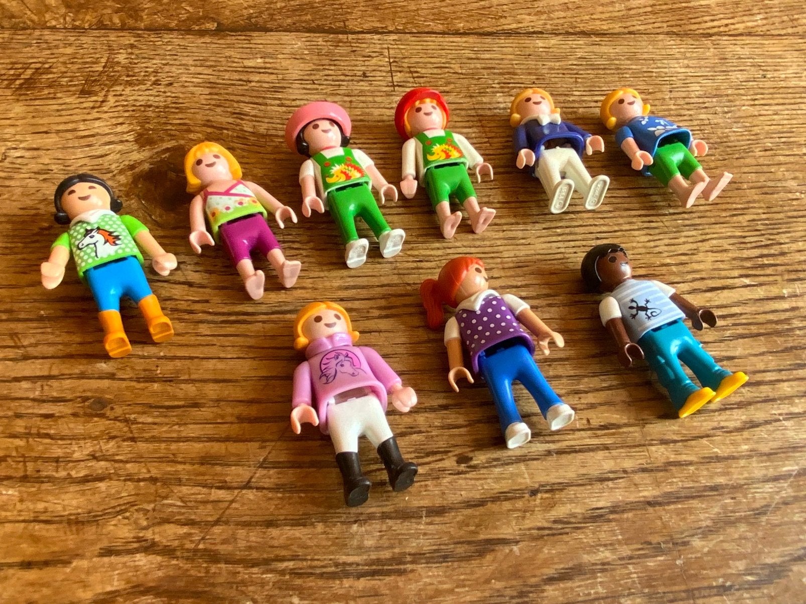 Lot de 9 enfants Playmobil vintage, Verzenden, Zo goed als nieuw, Losse onderdelen, Figuren