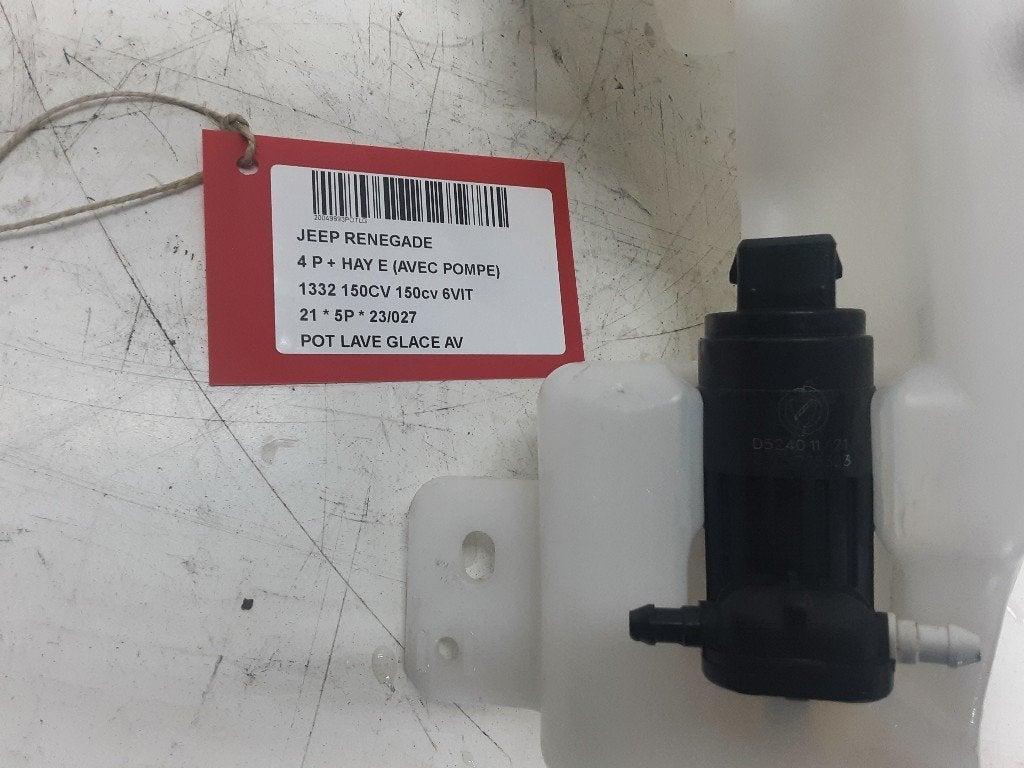 LAVE-GLACE RESERVOIR AVANT Jeep Renegade (BU), Jeep, Mevr. I. Hauben, Utilisé, Rue de l'Espoir 34 34
4030  GRIVEGNÉE, BE