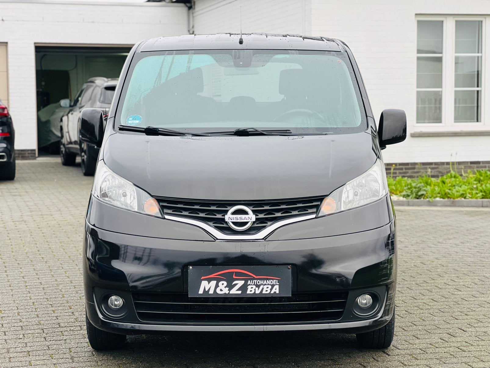 Nissan Nv200 Evalia 1.6i Benzine * 7 Plaatsen * 2013 * Airco, Auto's, Monovolume, 1600 cc, Zwart, Bedrijf