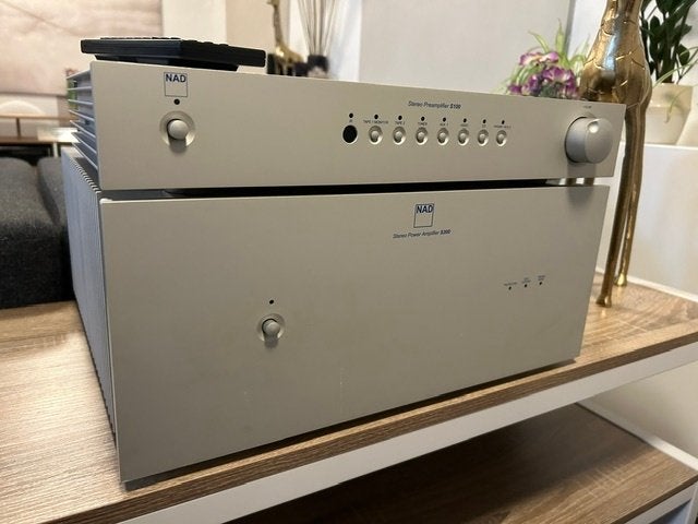 NAD S100 + S200 voor eind combi, Audio, Tv en Foto, Gebruikt, NAD, X, 120 watt of meer
