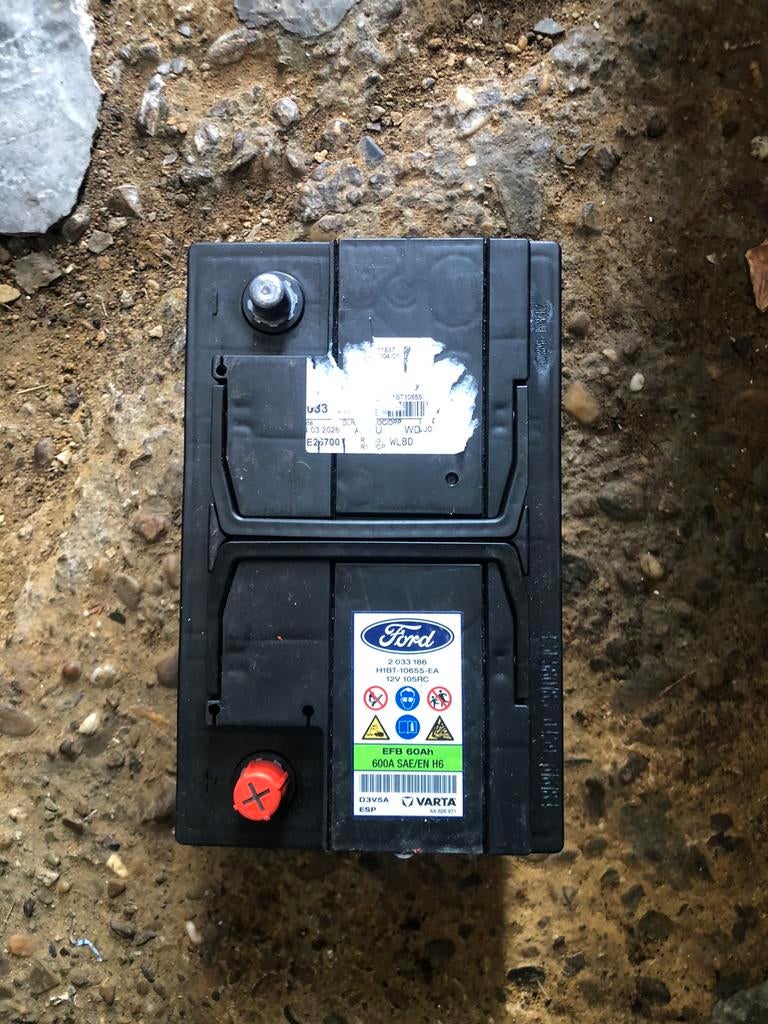 Start stop Ford accu 600A 60Ah, Auto-onderdelen, Ophalen, Ford