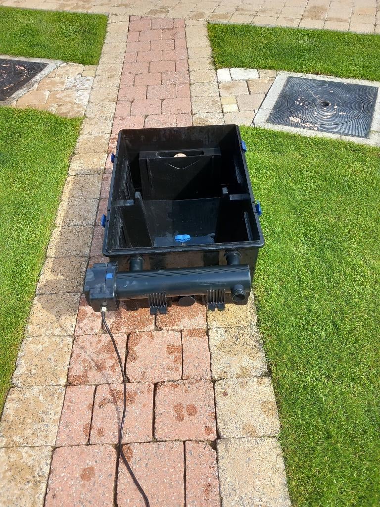 Vijverfilter oase met uv lamp en pomp capaciteit 36000 l, Tuin en Terras, Ophalen, Gebruikt, Vijverfilter