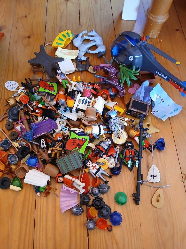 Gros lot playmobil, Enlèvement, Utilisé