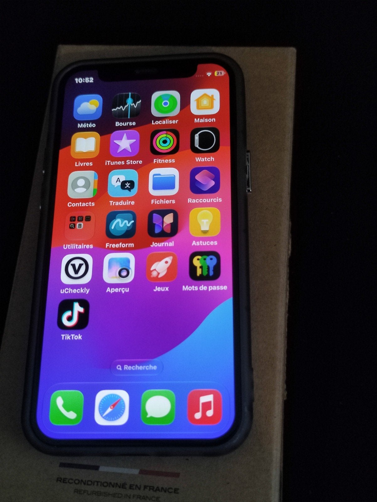 Iphone 12 mini bleu 64go en bon état, Télécoms, Enlèvement ou Envoi, Utilisé, Sans abonnement, Sans simlock