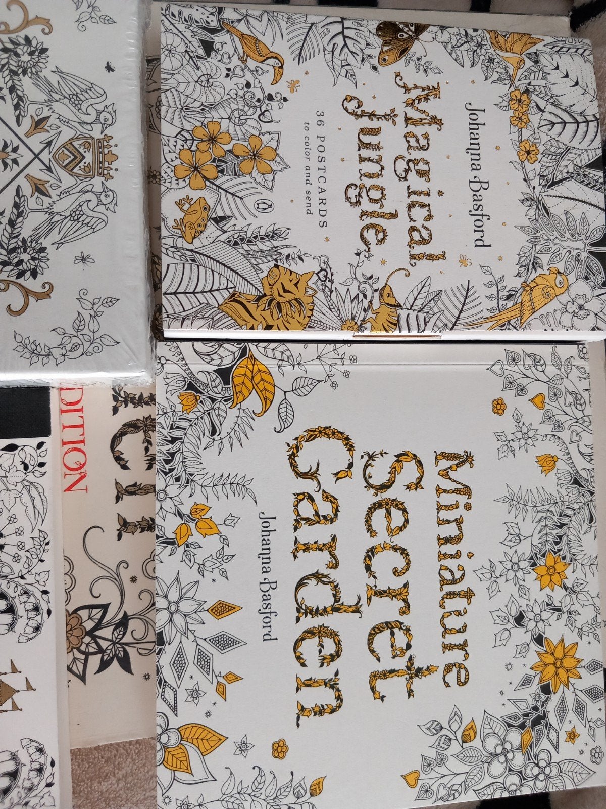 kleur boeken Johanna Basford, Ophalen, Nieuw, Papier, Schets- of Tekenboek
