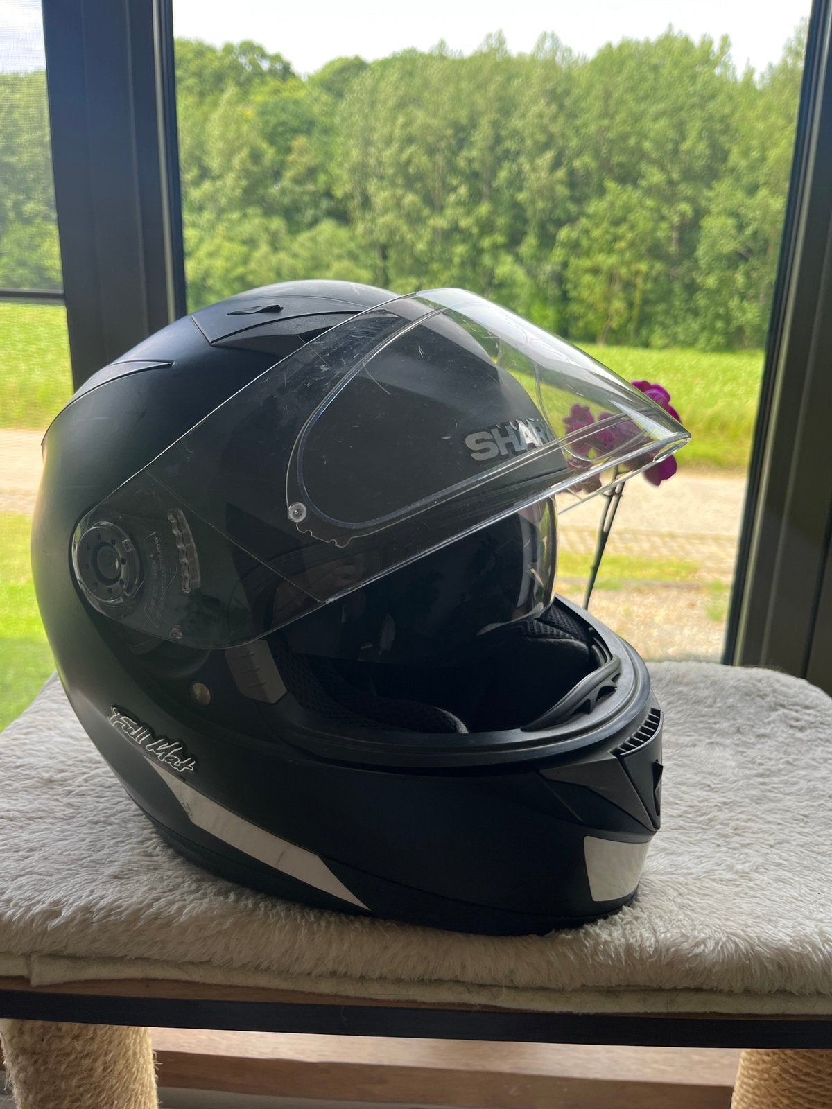 Shark integraalhelm met zonnevizier xs, Motoren, Ophalen, XS, Integraalhelm, Shark