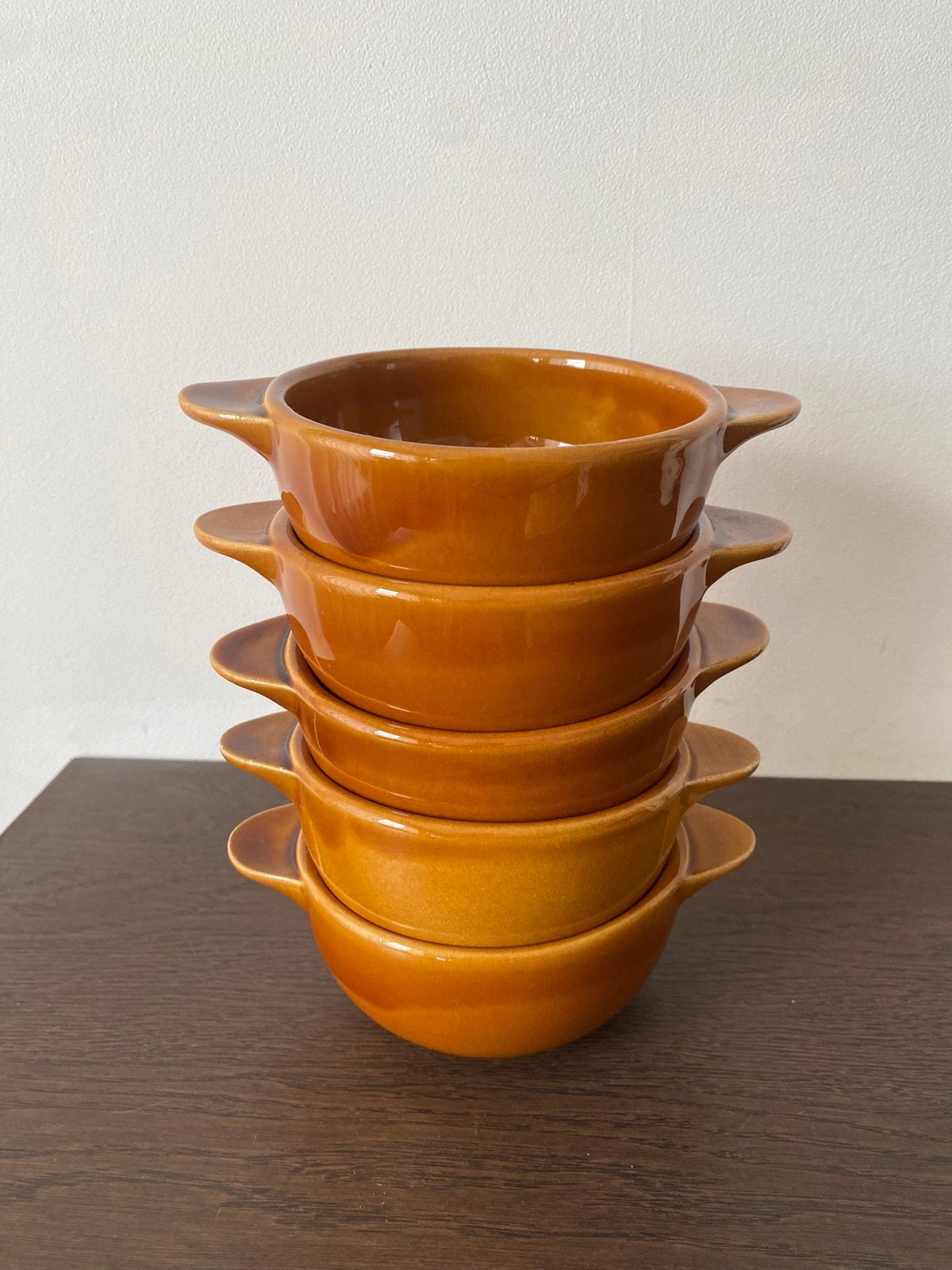 Set vintage kommetjes met oortjes, Antiek en Kunst, Antiek | Servies los, Ophalen
