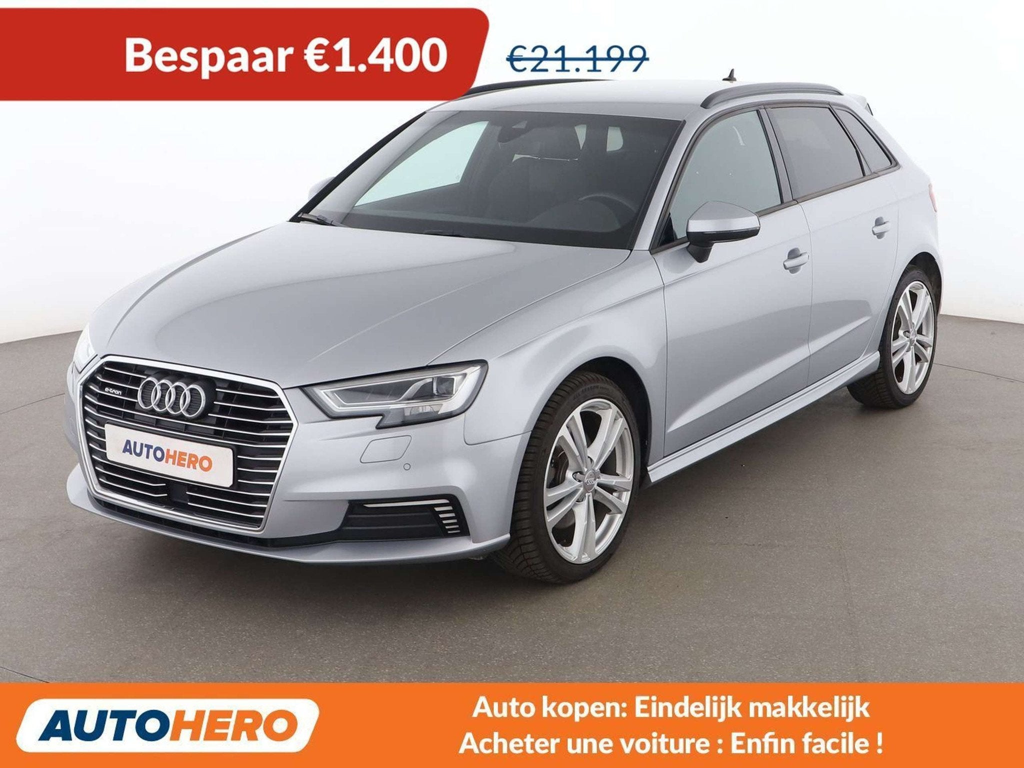 Audi A3 40 e-tron sport (année de construction 2019), Autos, Audi, 1395 cm³, Argent ou Gris, Achat, Euro 6