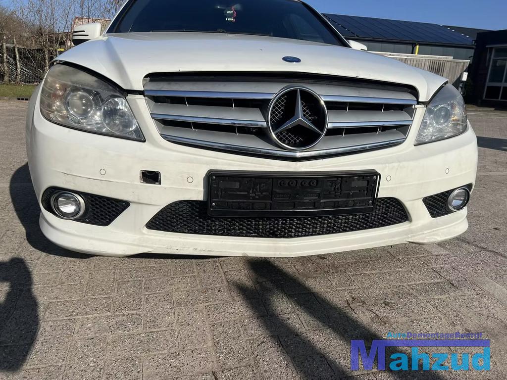 MERCEDES C W204 WIT C650 Voorbumper 2008-2011, Gebruikt, Mercedes-Benz AG, Voor, Mercedes-Benz