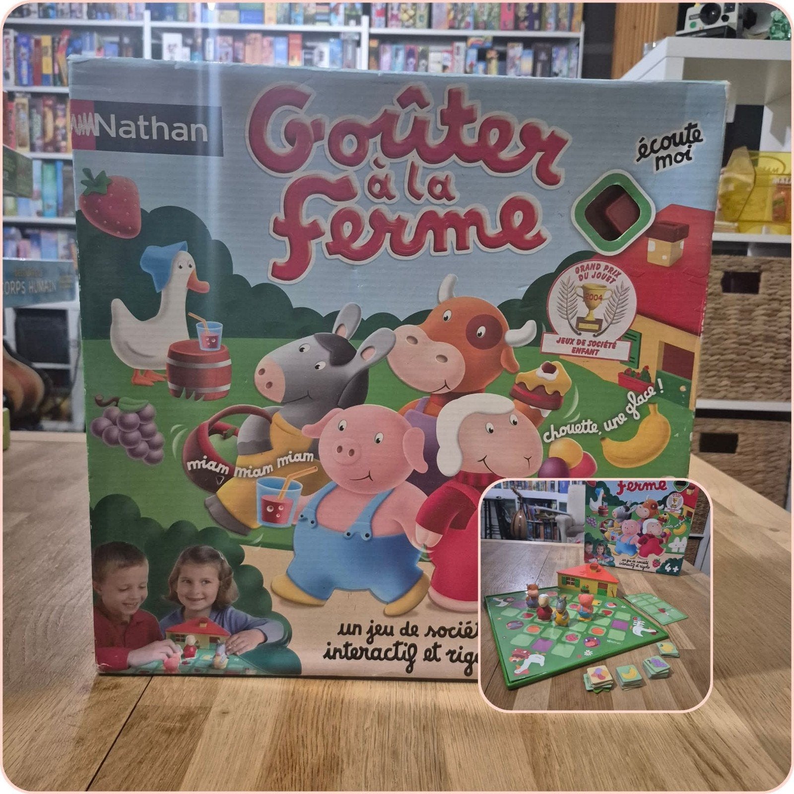 Goûter à la ferme, 1 ou 2 joueurs, Enlèvement ou Envoi, Comme neuf, Nathan