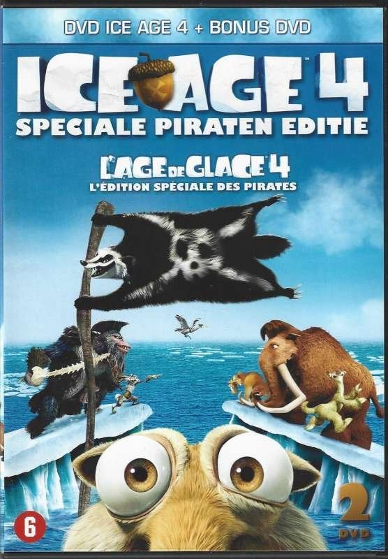 DVD Ice Age 4 Continental Drift SPECIALE PIRATEN EDITIE, Tekenfilm, Amerikaans, Nederlands, Ophalen of Verzenden