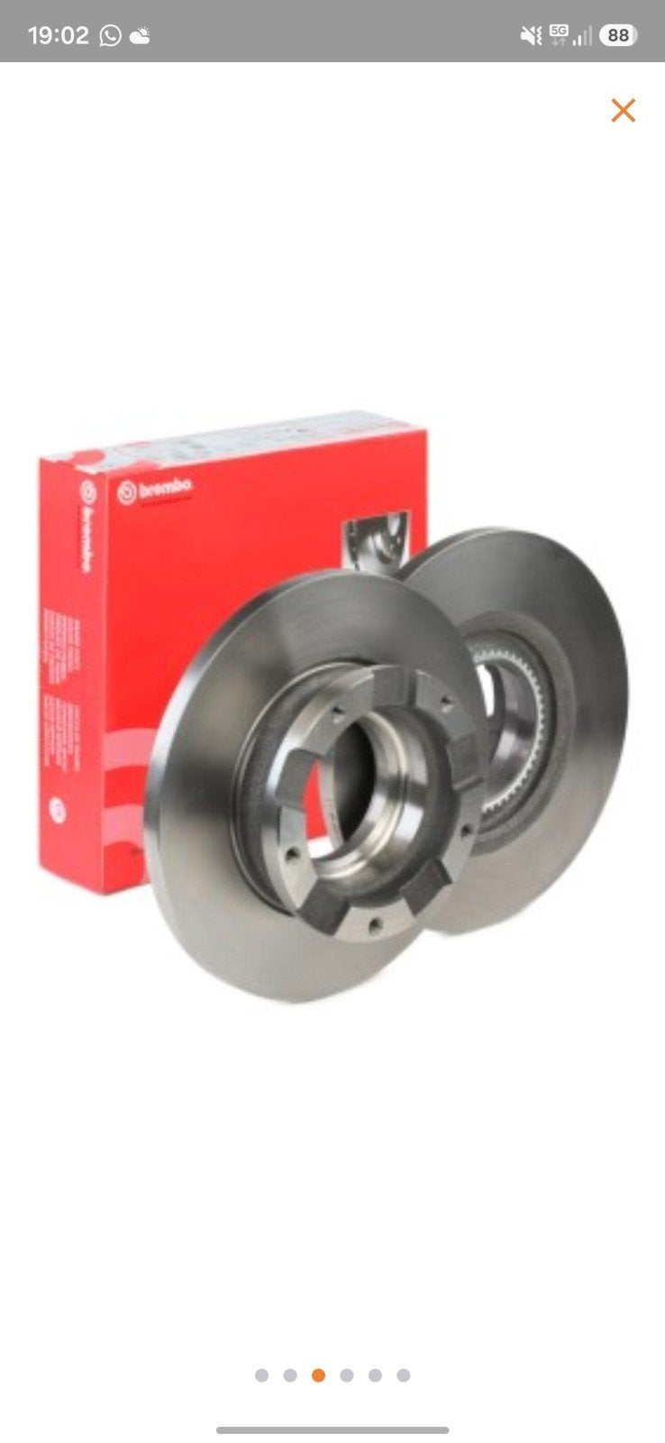 Brembo remschijf 08.C242.20 te koop (nieuw in de doos), Ophalen, Nieuw, Ford