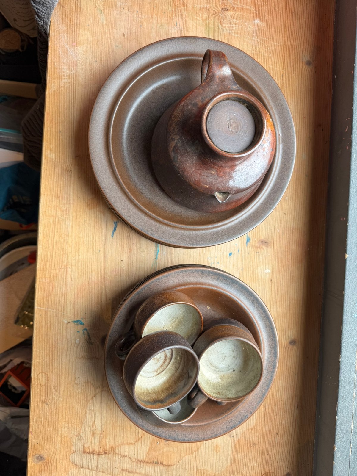 Vintage Arabia Ruska keramisch servies, Ophalen, Arabia, Vintage, Zo goed als nieuw