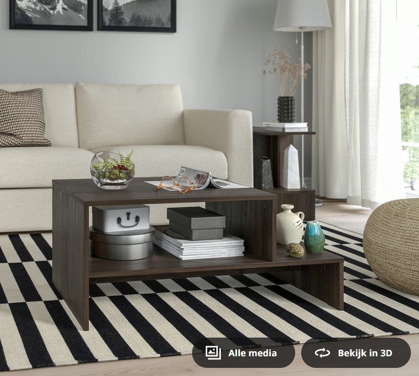 HOLMERUD Salontafel, Huis en Inrichting, Tafels | Salontafels, Ophalen, 50 tot 100 cm, 50 tot 100 cm, Zo goed als nieuw