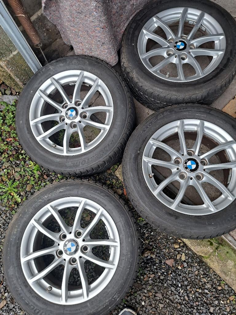 Originele BMW 1-serie velgen met banden, Auto-onderdelen, Banden en Velgen, Ophalen, Gebruikt, 16 inch, Banden en Velgen