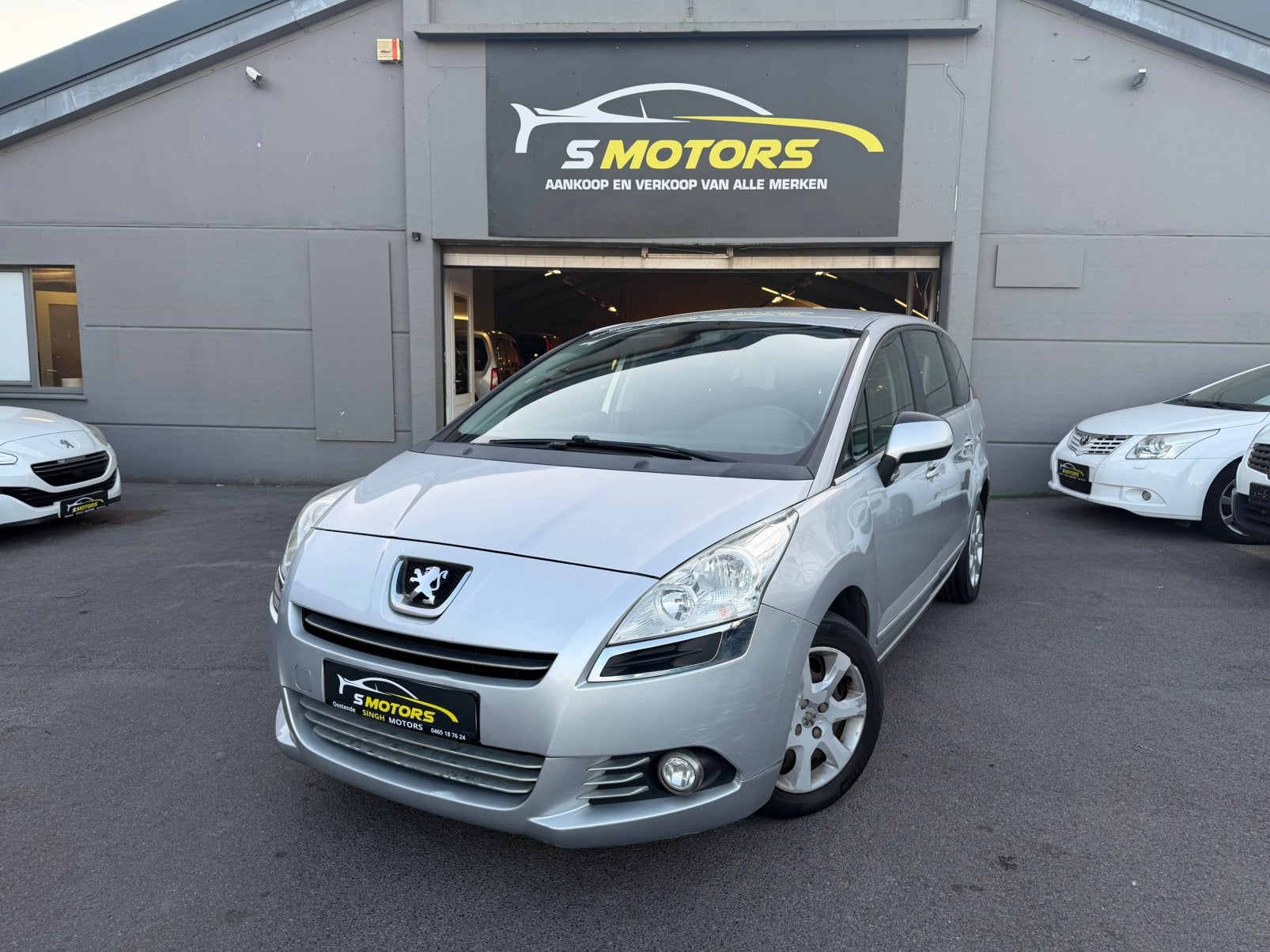 Peugeot 5008 1.6 HDi | Airco | Keuing+Carpass | GARANTIE |, Autos, Achat, 82 kW, Entreprise, Tissu