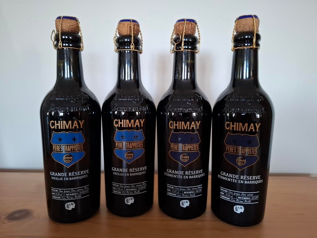 Chimay Grande Réserve flessen van 37 cl 2017-2019, Verzamelen, Ophalen of Verzenden, Flesje(s)