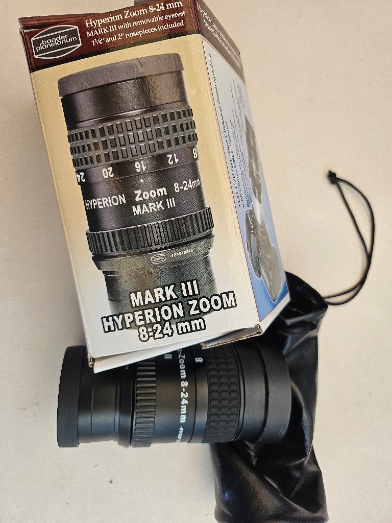 Zoom Oculair 8-24 mm Baader  Hyperion Mark III, TV, Hi-fi & Vidéo, Matériel d'optique | Télescopes, Enlèvement ou Envoi, Comme neuf
