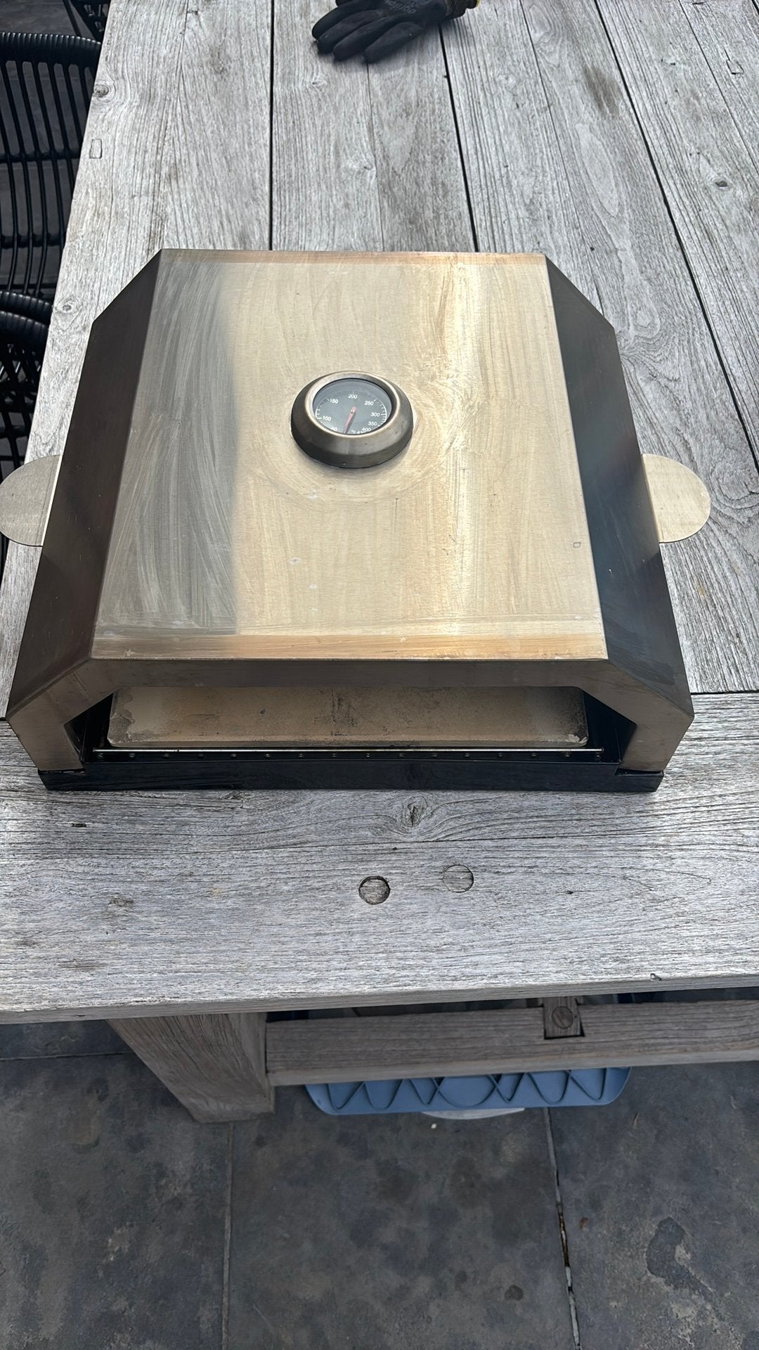 Pizzaoven voor op de bbq, Tuin en Terras, Vuurtafels, Ophalen, Gebruikt
