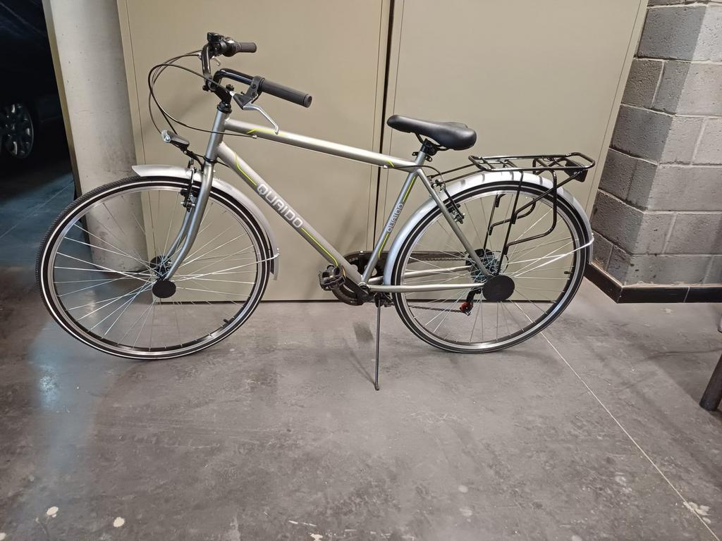 Nieuwe heren stadsfiets quado, Fietsen en Brommers, Velgrem, Nieuw, 49 tot 53 cm, Ophalen