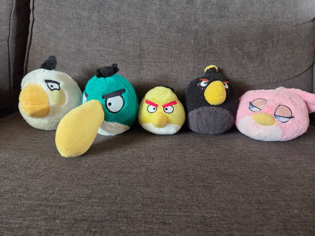 Lot Knuffels Angry Birds, Kinderen en Baby's, Speelgoed | Knuffels en Pluche, Angry Birds, Ophalen of Verzenden