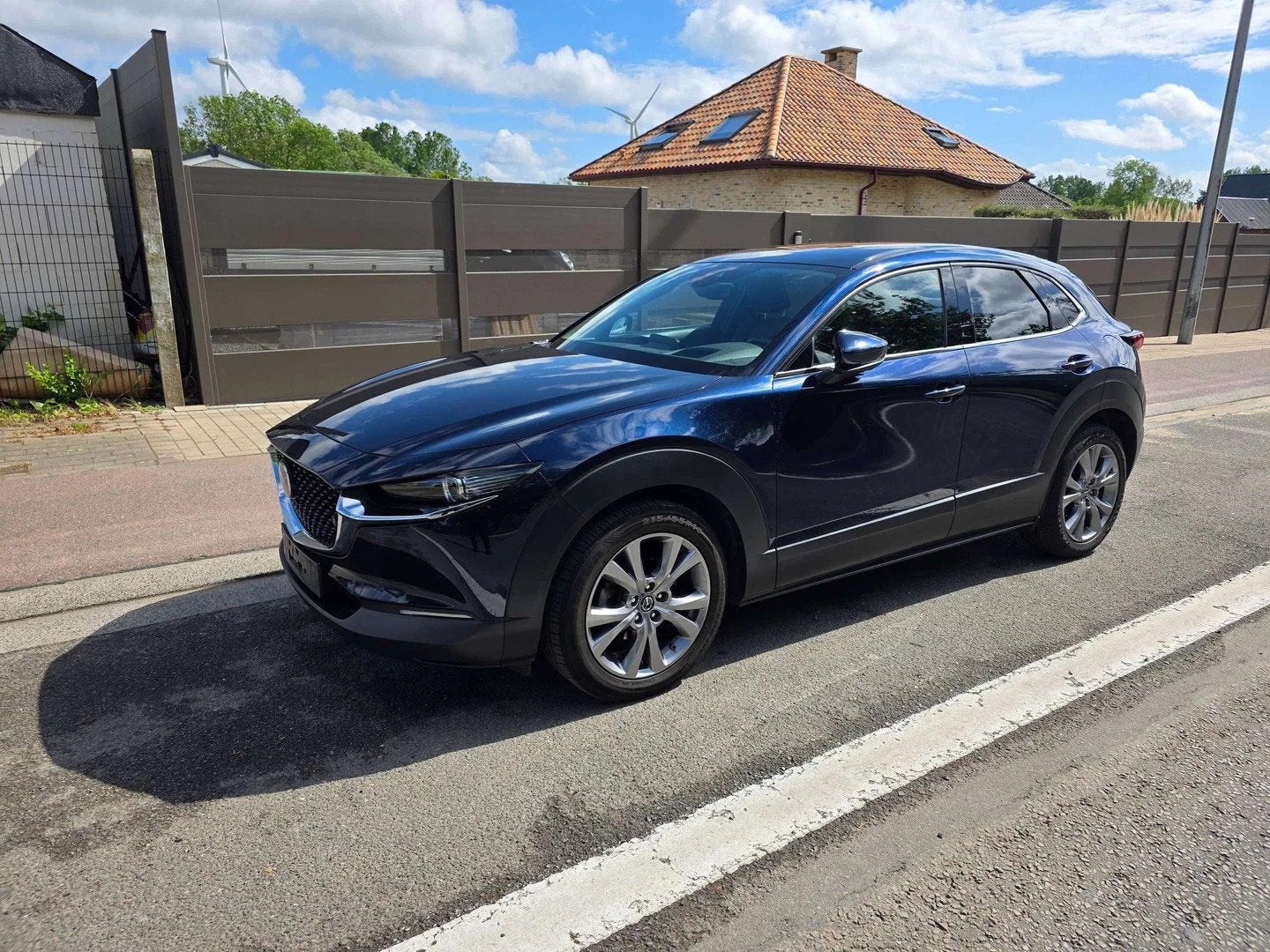 Mazda CX-30 CX-30 2.0i SKYACTIV-G MHE AUT. 1EIG. 2022' IN, Auto's, 1998 cc, Gebruikt, 4 cilinders, Blauw