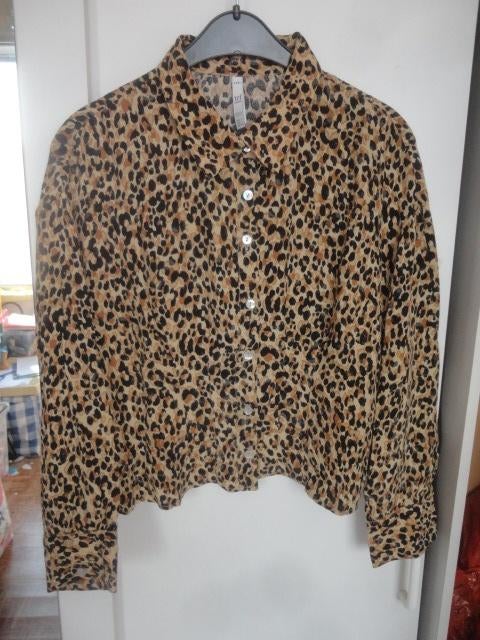bloes met tijgerprint, Kleding | Dames, Bruin, Zara, Ophalen of Verzenden, Zo goed als nieuw