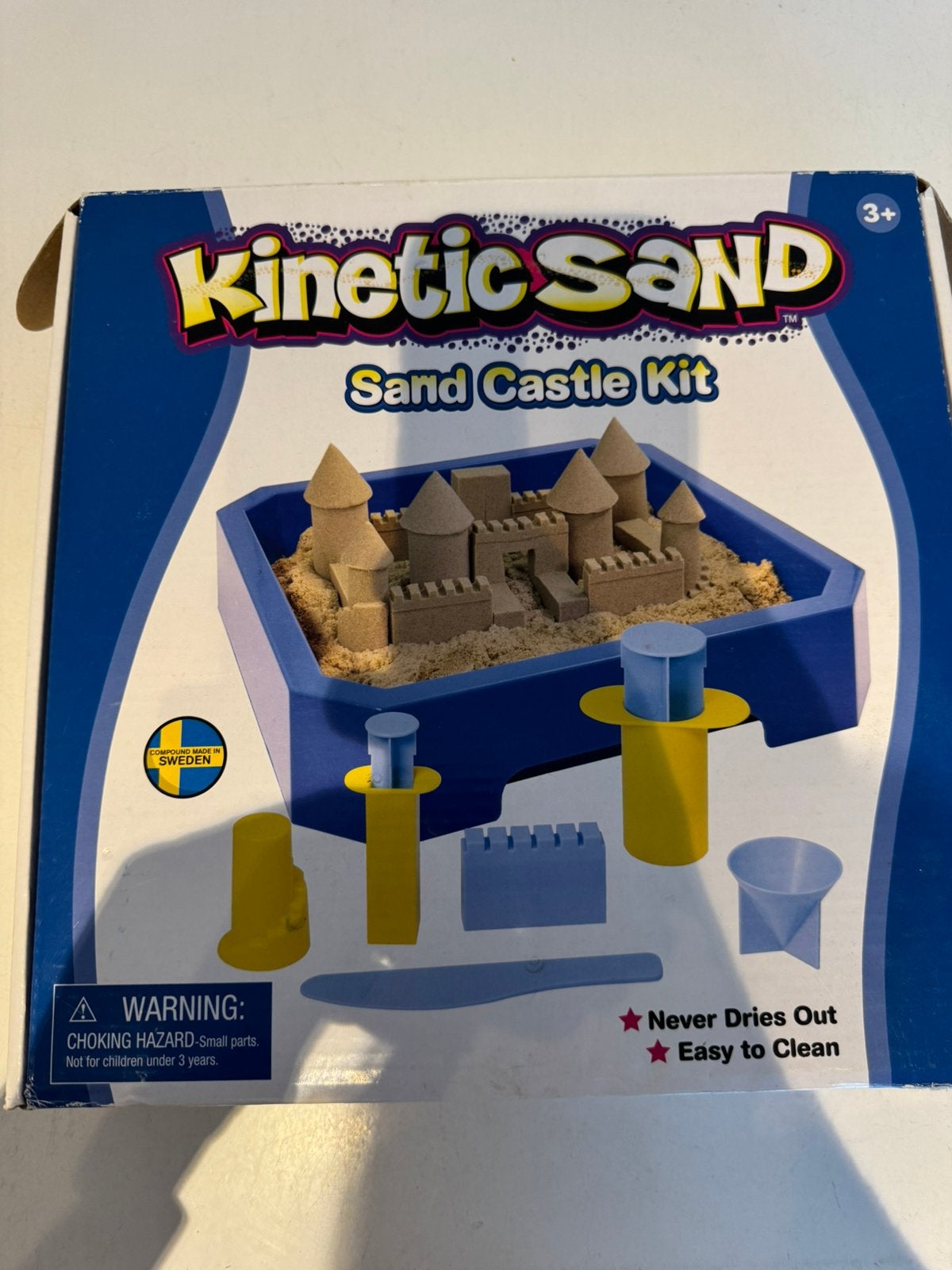 Kinetisch zand en vormpjes, Ophalen, Zo goed als nieuw