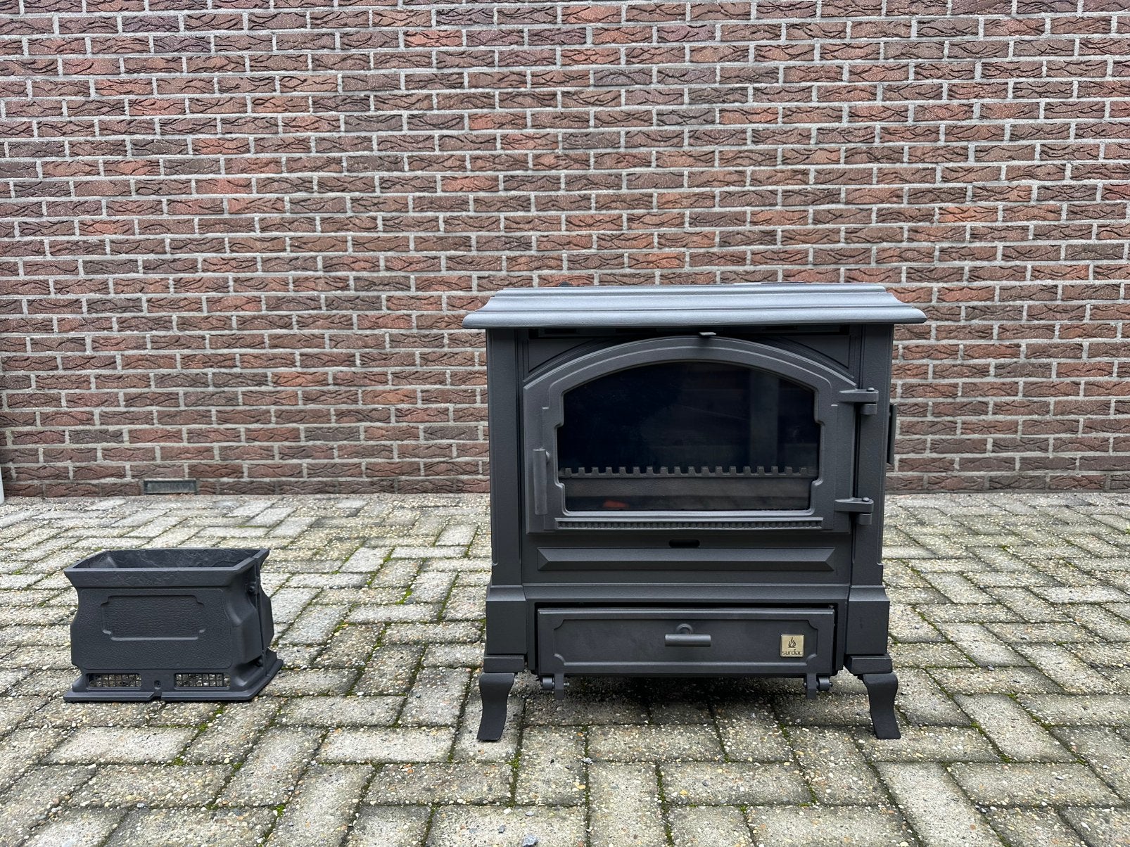 Efel Harmony Mix 2 hout kolenkachel 14 kw, Ophalen, Zo goed als nieuw, Hout, Houtkachel