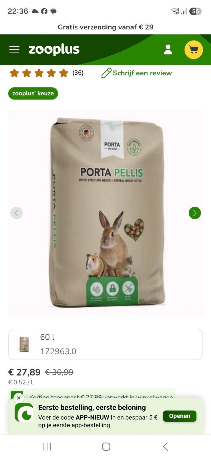 Porta pellis stropellets, Enlèvement