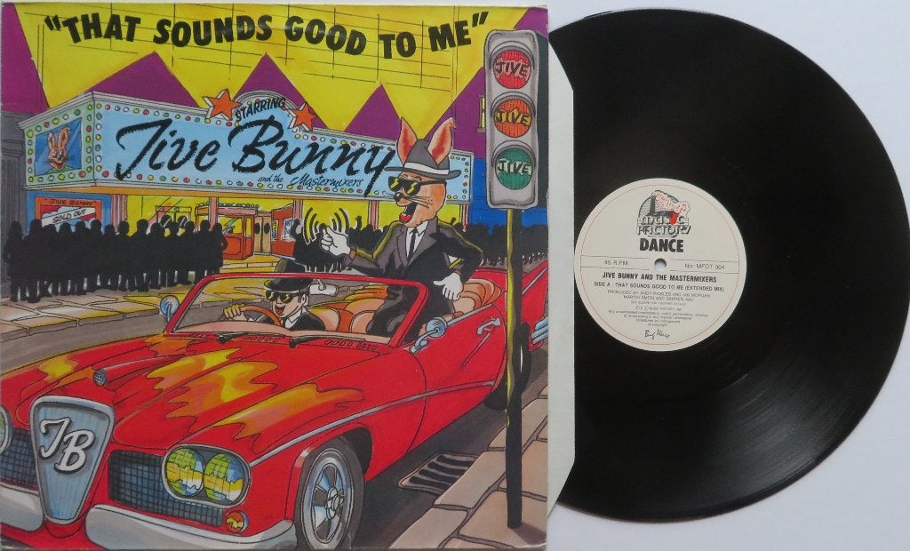 Jive Bunny and the Mastermixers - That sounds good to me., Gebruikt, EP, 12 inch, Rock-'n-roll