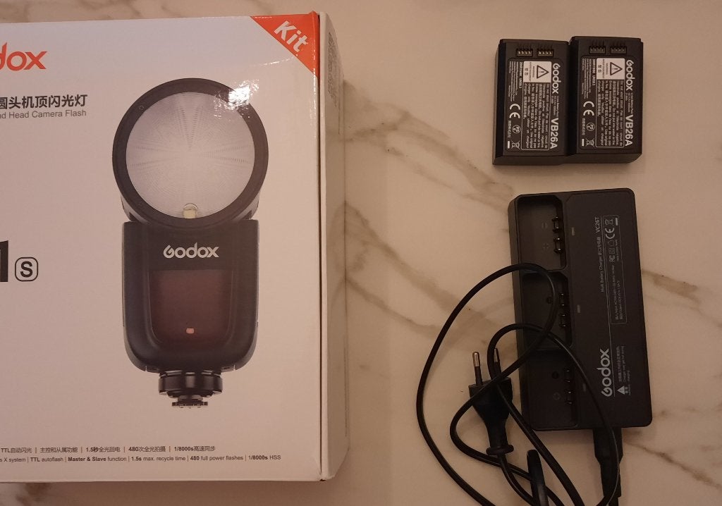 Godox Speedlite V1 Sony, Externe flitser, Ophalen of Verzenden, Zo goed als nieuw, Sony