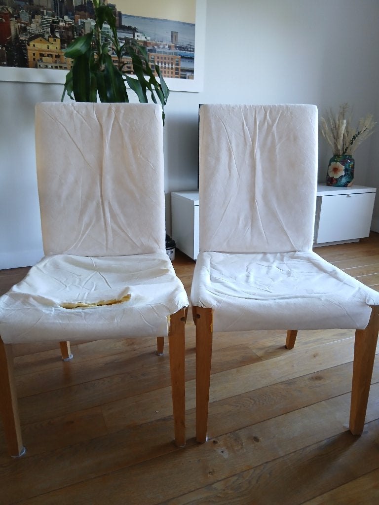 A DONNER  2 chaises ikea bergmund, Maison & Meubles, Chaises, Bois, Ikea bergmund vieu modele, Deux, Enlèvement