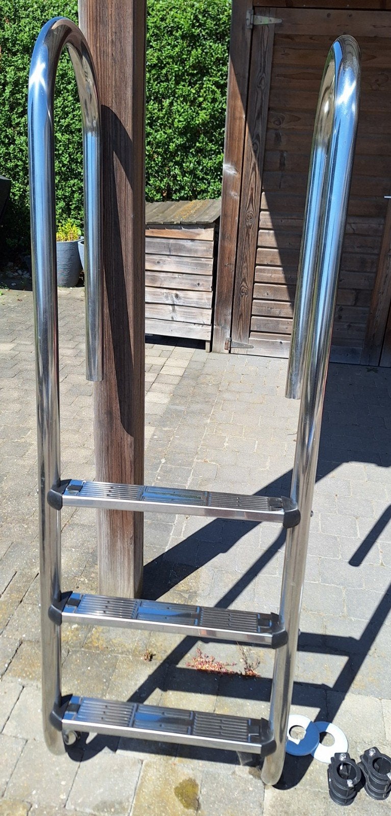 Inox zwembadtrap., Tuin en Terras, Ophalen