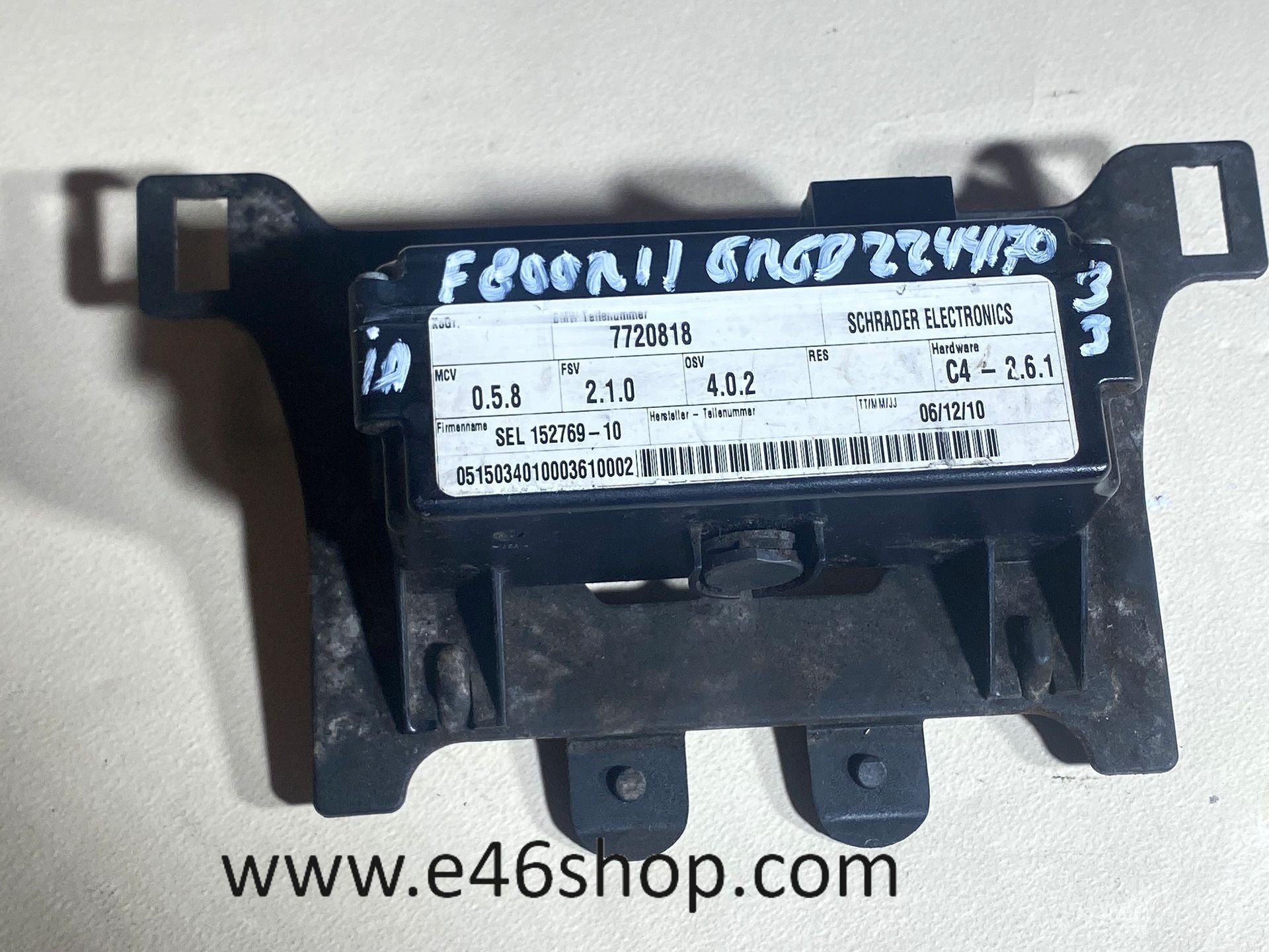 BANDENSPANNING MODULE BMW MOTOR VOOR VELE MODELLEN 657577208, Motoren, Gebruikt, -, -, Ophalen of Verzenden