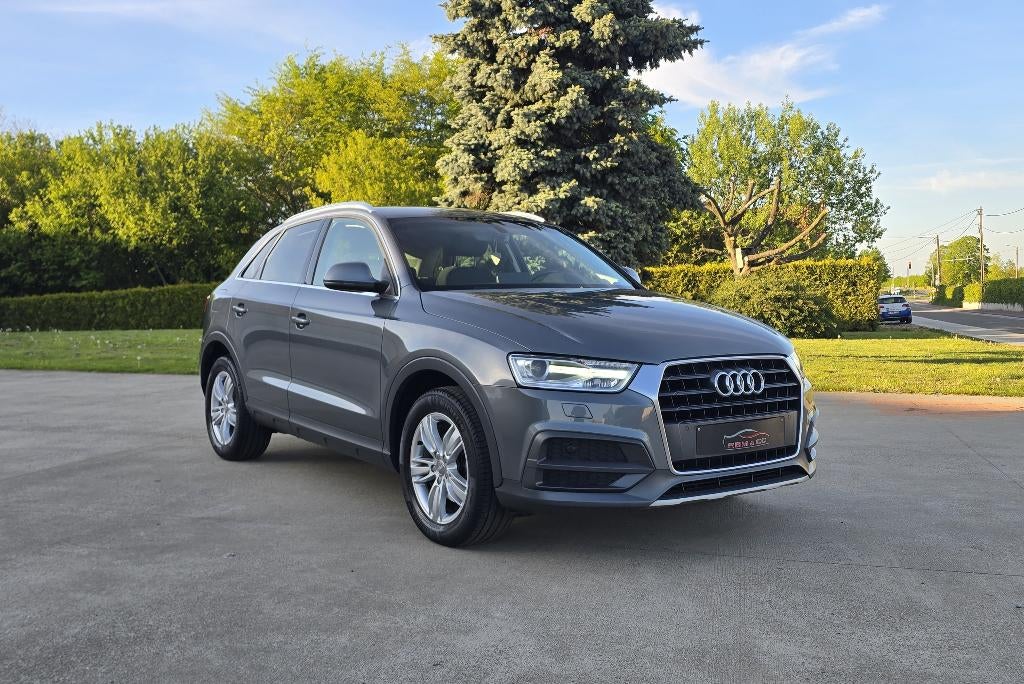 Audi Q3 2.0 Diesel Aut. ** Keyless - 91.000 km ** GAR 12M, Autos, Audi, Argent ou Gris, Achat, Entreprise, Garantie prolongée